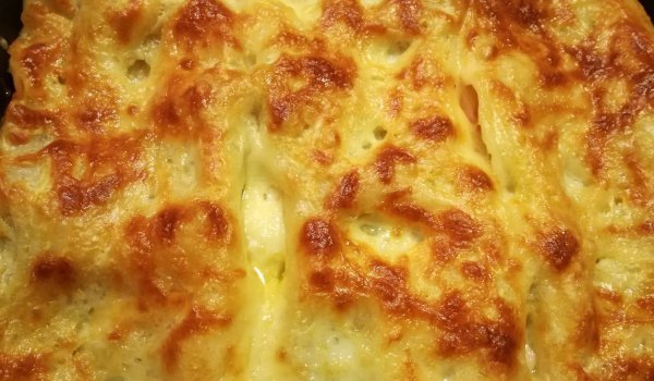 Лазаня със сос Болонезе, шунка и гъби