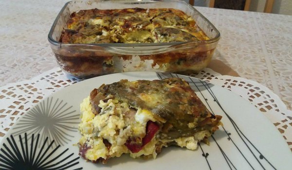 Лесен и невероятно вкусен бюрек от печени чушки