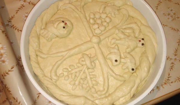 Лесна погача с украса