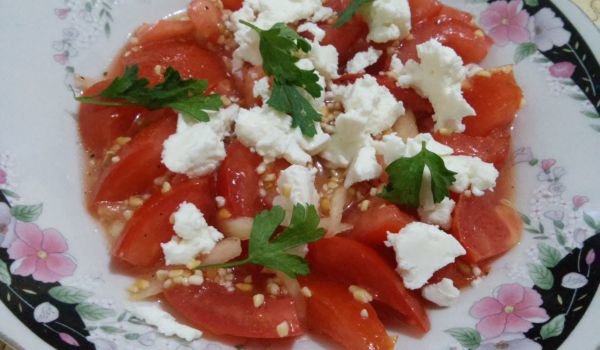 Лесна салата с булгур