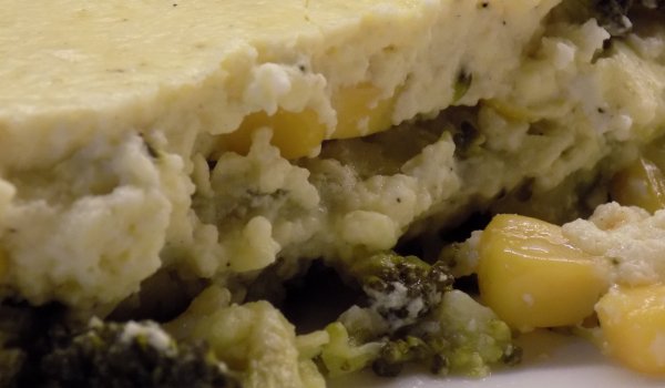 Лесна запеканка с броколи