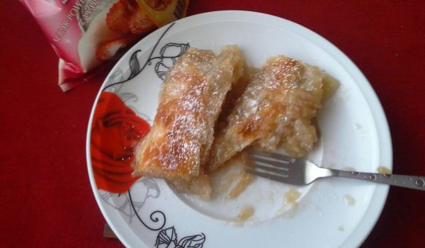 Лесни лепкави банички с ябълки