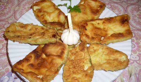 Лесни панирани тиквички