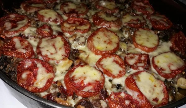 Лятна патладжанена чудесия с кайма