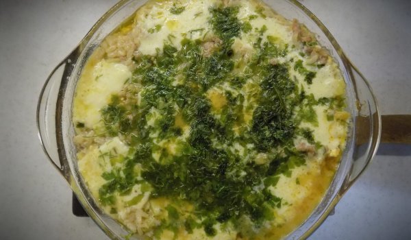 Лятна запеканка с кайма