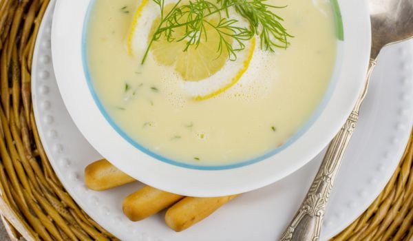 Лимонова крем-супа