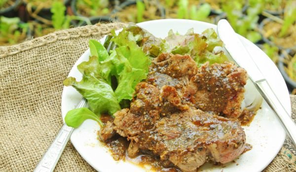 Лимонови пържоли на скара