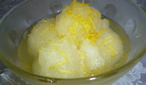Лимоново сорбе