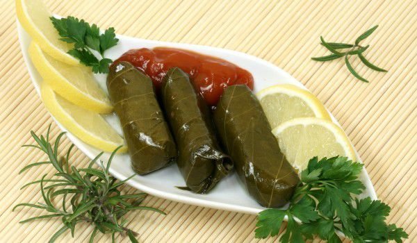 Лозови сарми с киноа