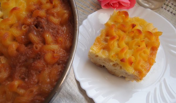 Макарони на фурна с карамел