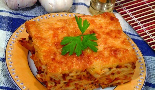 Макарони с домати на фурна