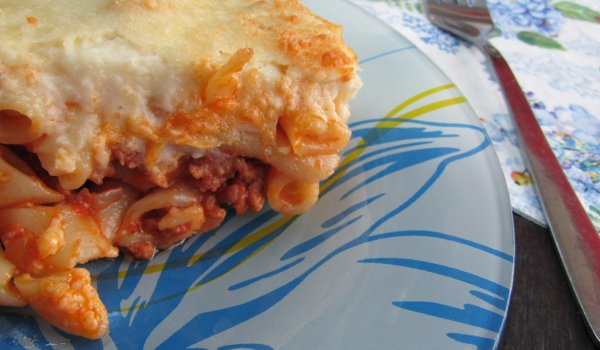 Макарони с кайма на фурна по гръцки
