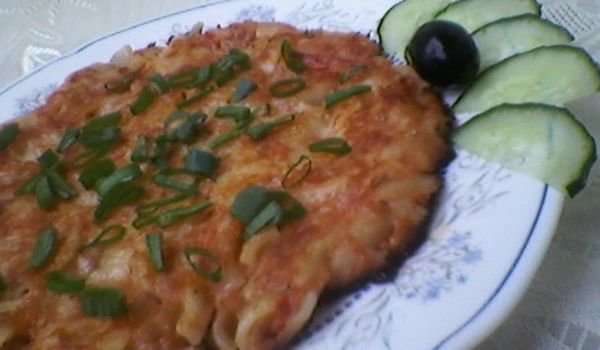 Макарони запечени на тиган