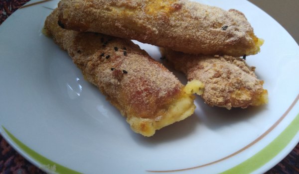 Малки панирани банички от фризера