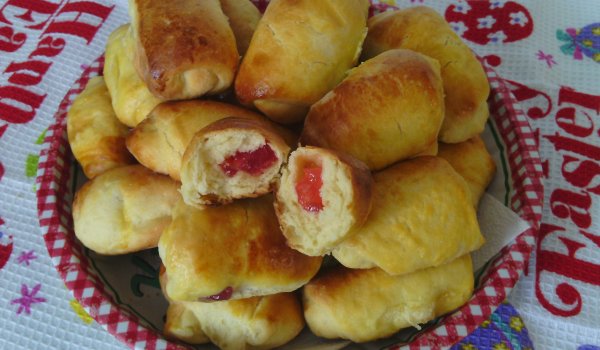 Малки селски кифлички с локум