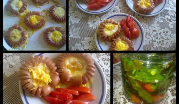 Маргаритки от кренвирши