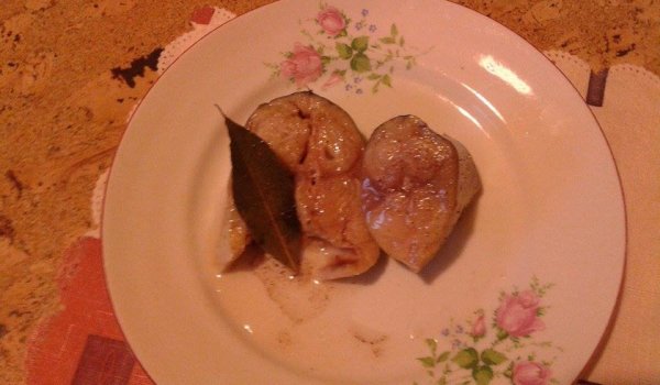 Маринован паламуд на шайби