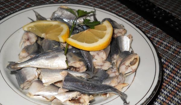 Маринован сафрид с лук и лимон