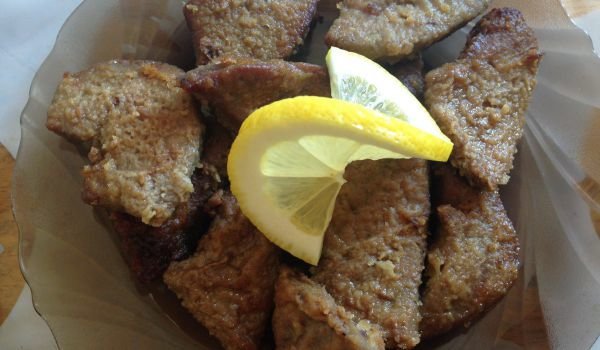Маринован свински дроб