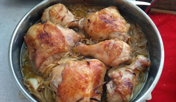 Мариновани печени бутчета