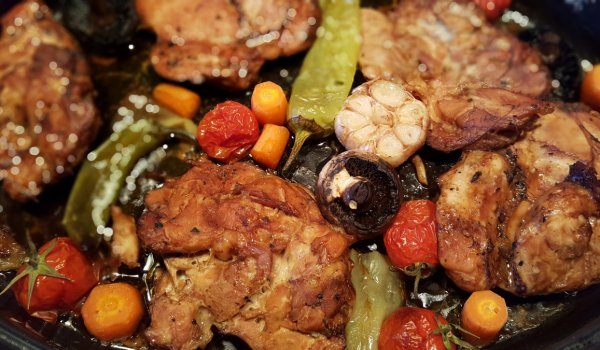 Мариновани пилешки пържоли на фурна