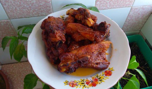 Мариновани свински гърди със сладникав вкус