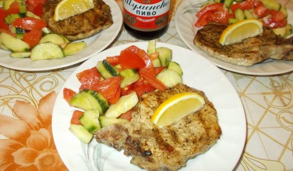 Мариновани свински пържоли с мед