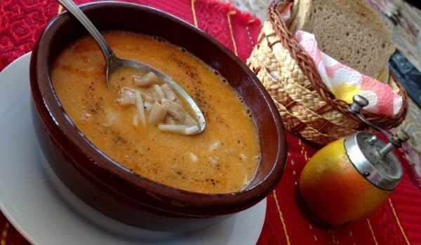 Мароканска супа с шафран