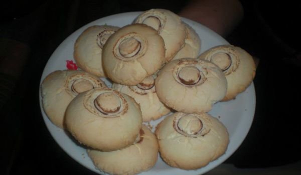 Маслени бисквити-Гъбки