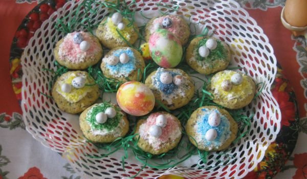Маслени бисквити с шоколад