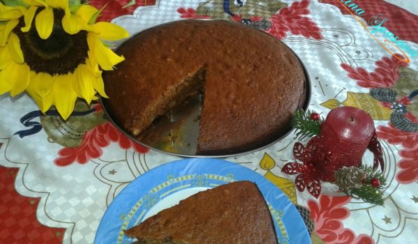 Меден кекс със сладко от портокалови корички