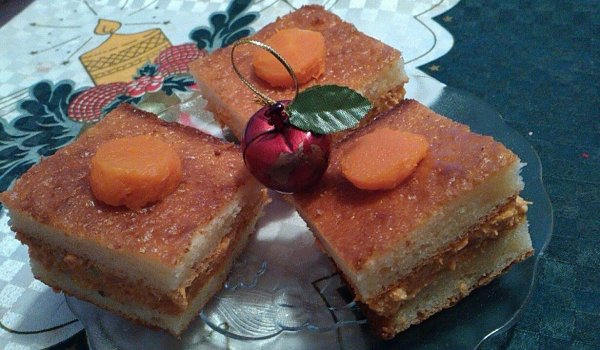 Медени коледни пастички с крем от тиква