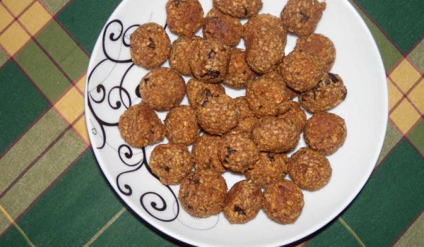 Медени сладки с овесени ядки