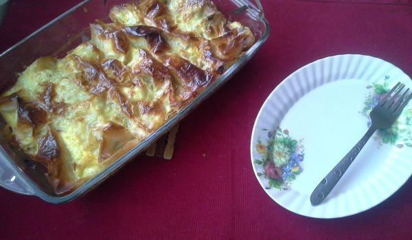 Мини баница с праз и сирене