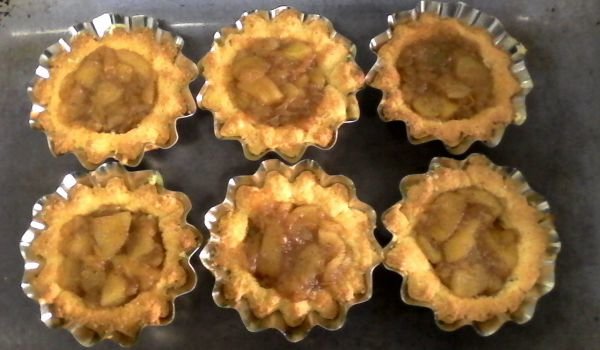 Мини ябълков пай