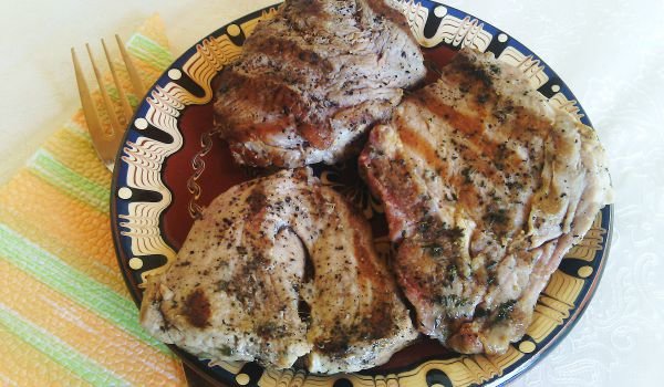 Мини свински пържоли на скара