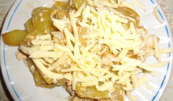 Миш-маш с чушки, яйца и кашкавал