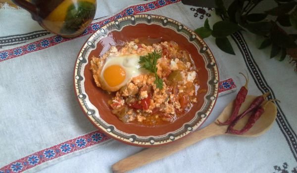 Миш-маш с цели яйца