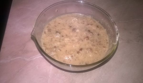 Млечен крем с орехи