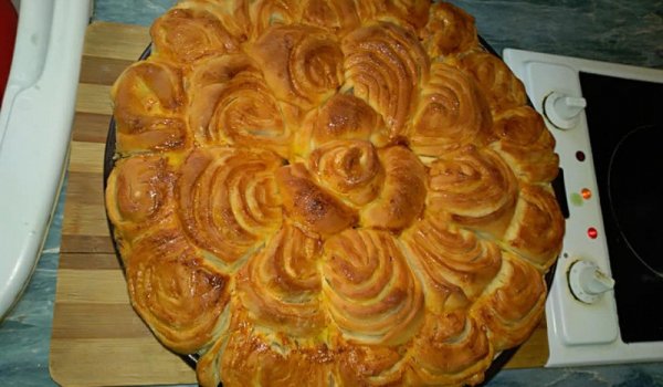 Млечна питка с масло