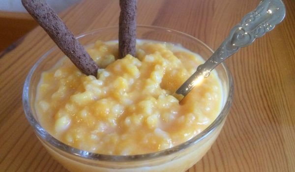 Мляко с ориз и тиква