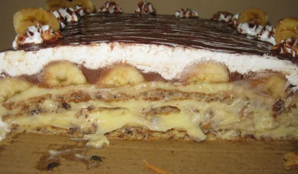 Много вкусна Бананова торта