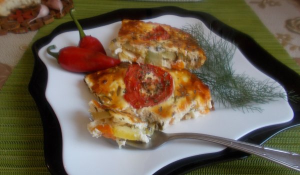 Моят киш с тиквички и моркови