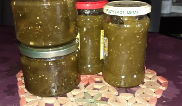 Моят мармалад от зелени доматчета