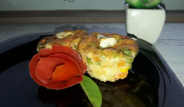 Мъфини с богата солена плънка