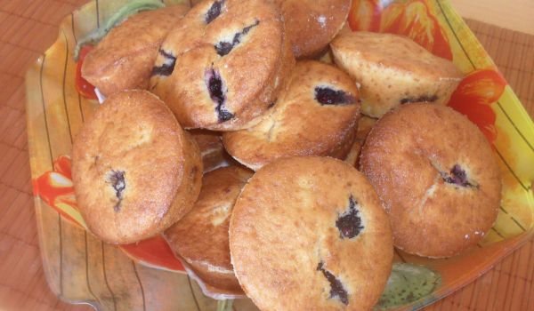 Мъфини с пресни боровинки