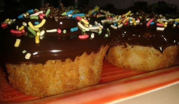 Мъфини с шоколад и сладко
