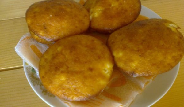 Мъфини с царевично и пшенично брашно