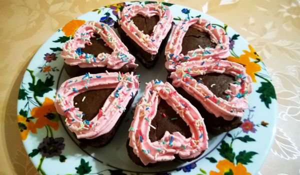 Мъфини Валентинки с кокос