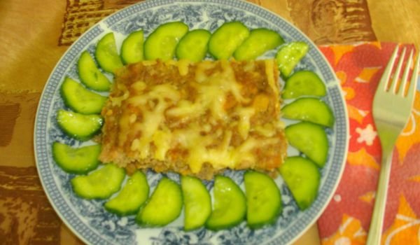 Мързелив вариант на руло с кайма